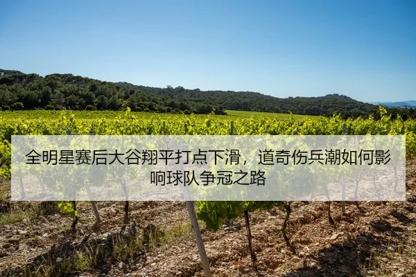 全明星赛后大谷翔平打点下滑，道奇伤兵潮如何影响球队争冠之路